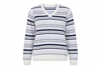 Yours Women's Multicoloured V-Neck Jumper