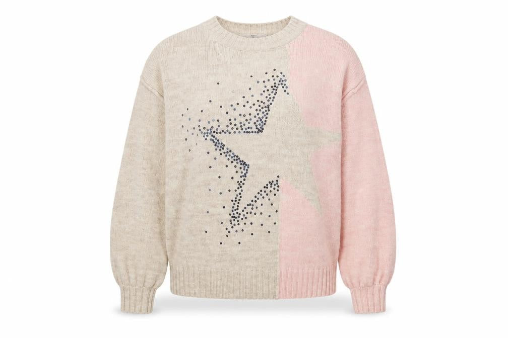 Womens UK Size M NEXT Beige Pullover Jumper