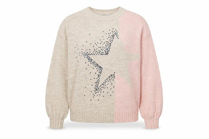 Womens UK Size M NEXT Beige Pullover Jumper