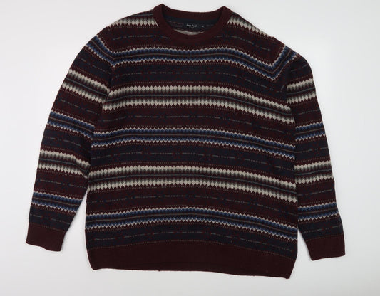 James Pringle Men's Multicoloured Pullover Jumper