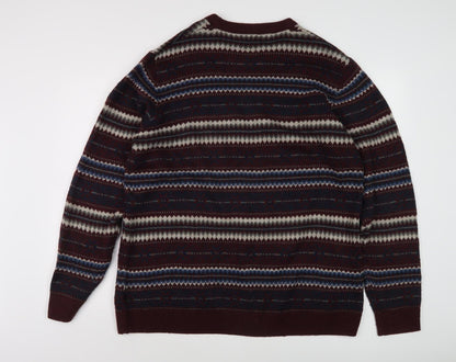 James Pringle Men's Multicoloured Pullover Jumper