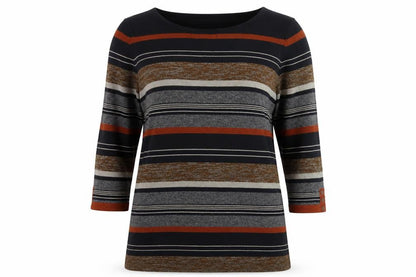 Next Women's Multicoloured Striped T-Shirt Size 18