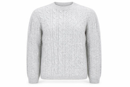 Marks and Spencer Grey Cable-Knit Jumper S