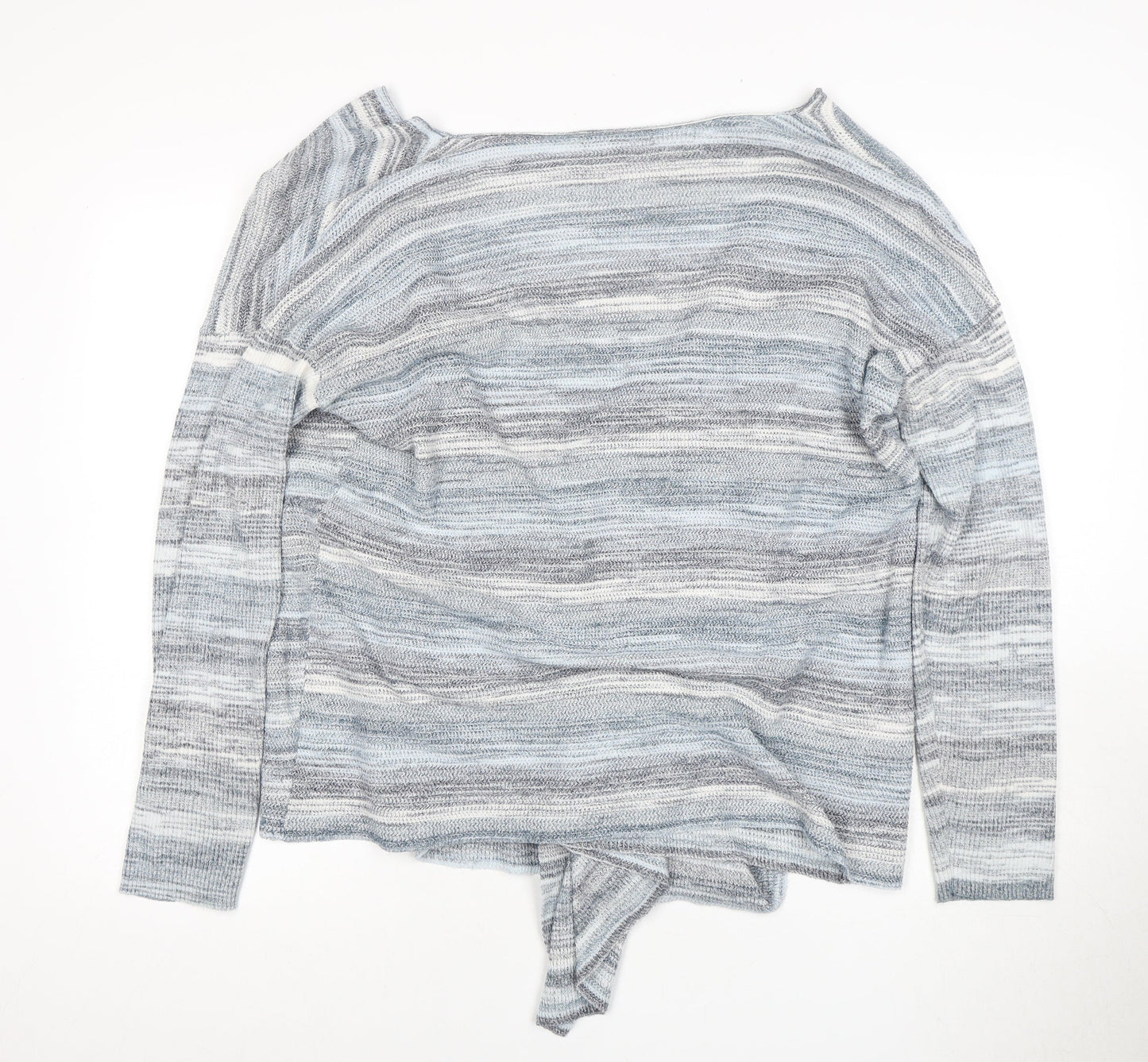 Laura Ashley Women's Blue Wrap Jumper Size 16