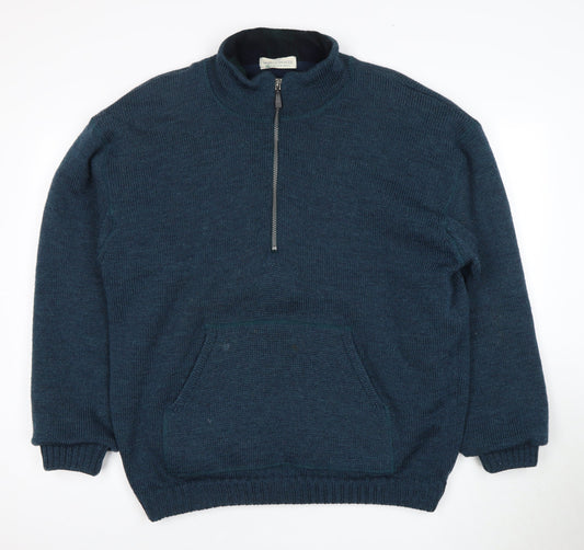 Marks and Spencer Mens Blue Pullover Jumper L
