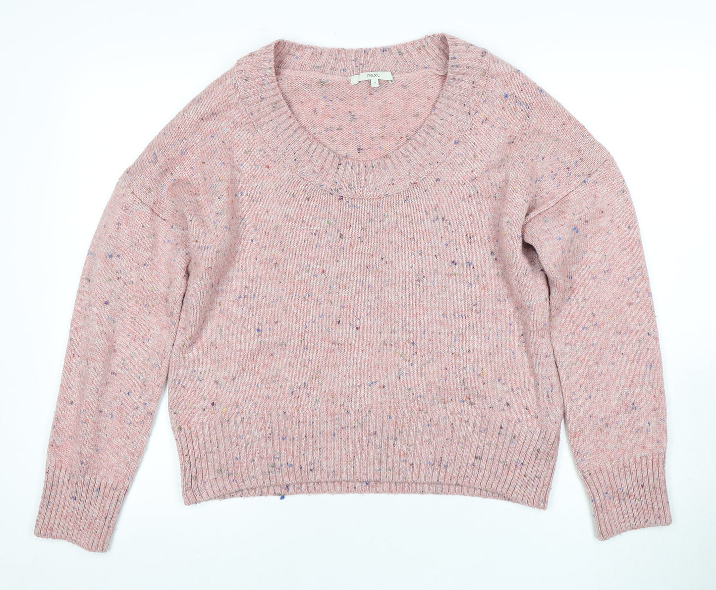 Womens UK Size 12 NEXT Pink Pullover Jumper