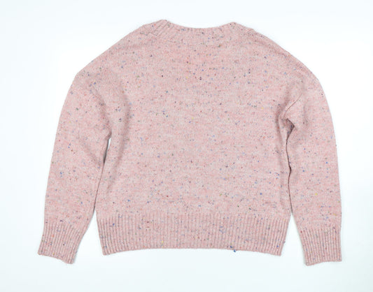 Womens UK Size 12 NEXT Pink Pullover Jumper