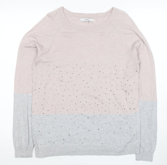 Womens UK Size 14 NEXT Multicoloured Pullover Jumper