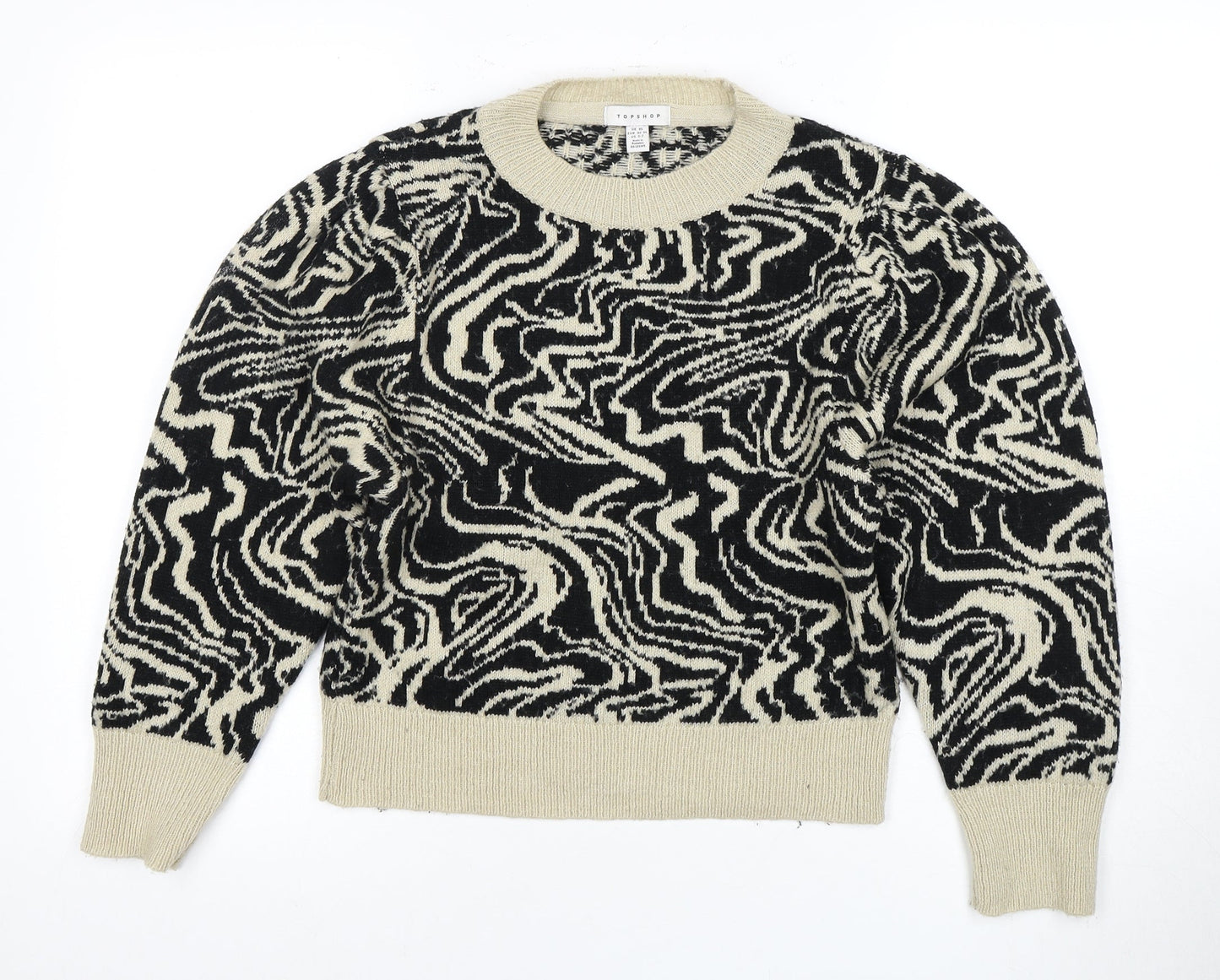 Womens UK Size XS Topshop Black  Jumper