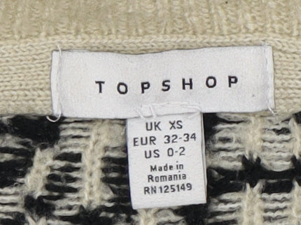 Womens UK Size XS Topshop Black  Jumper