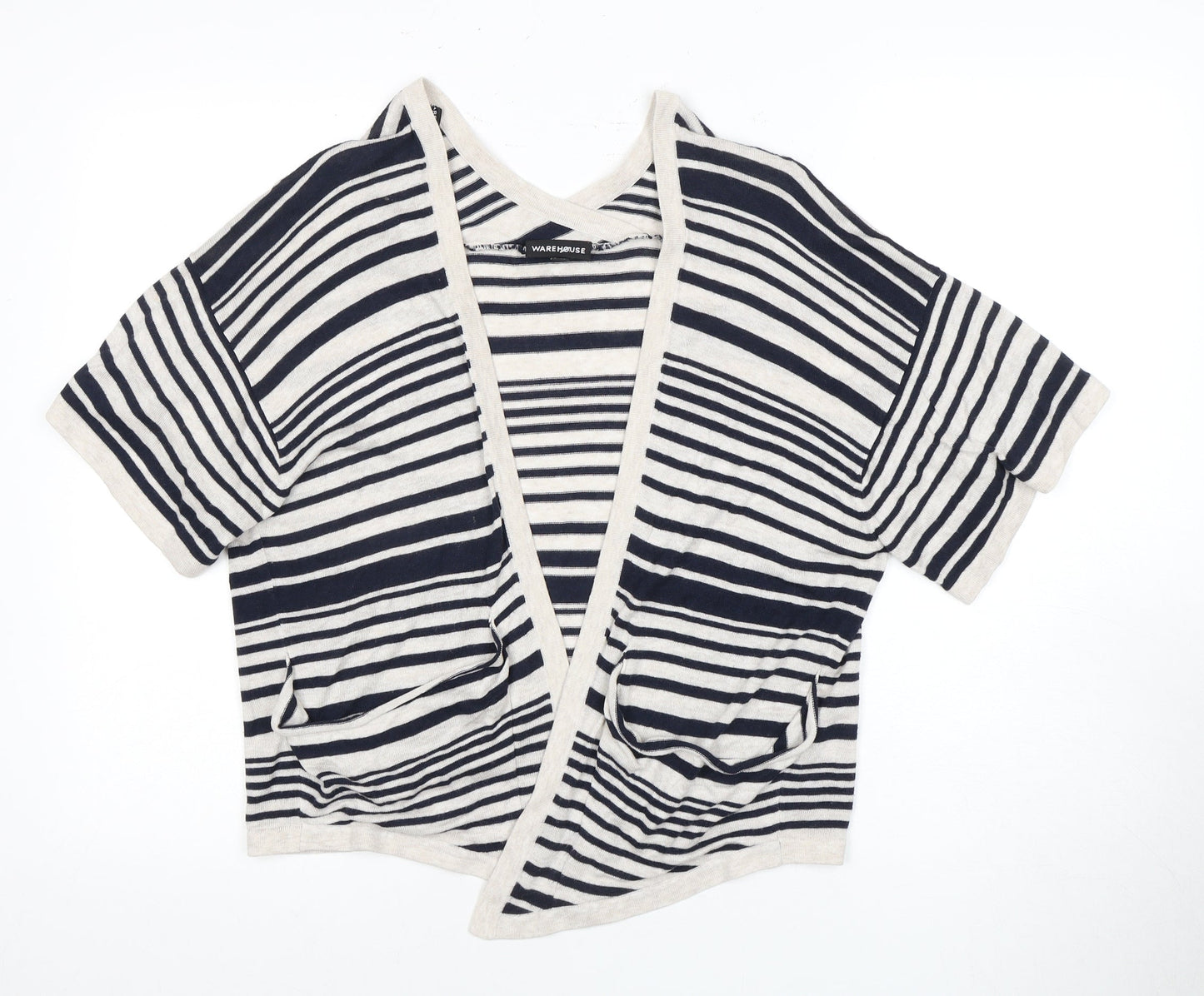 Womens UK Size 12 Warehouse Multicoloured Cardigan Jumper
