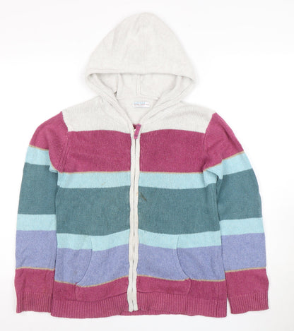 FatFace Girls Multicoloured Full Zip Cardigan 11/12 Years