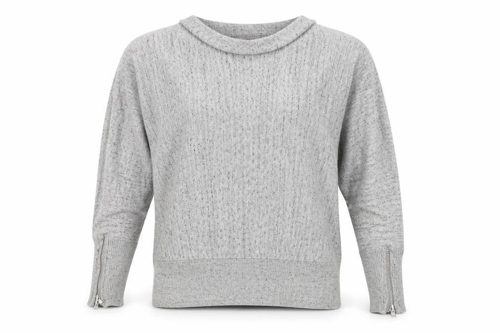 Womens UK Size XS Mint Velvet Grey Pullover Jumper