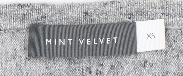 Womens UK Size XS Mint Velvet Grey Pullover Jumper