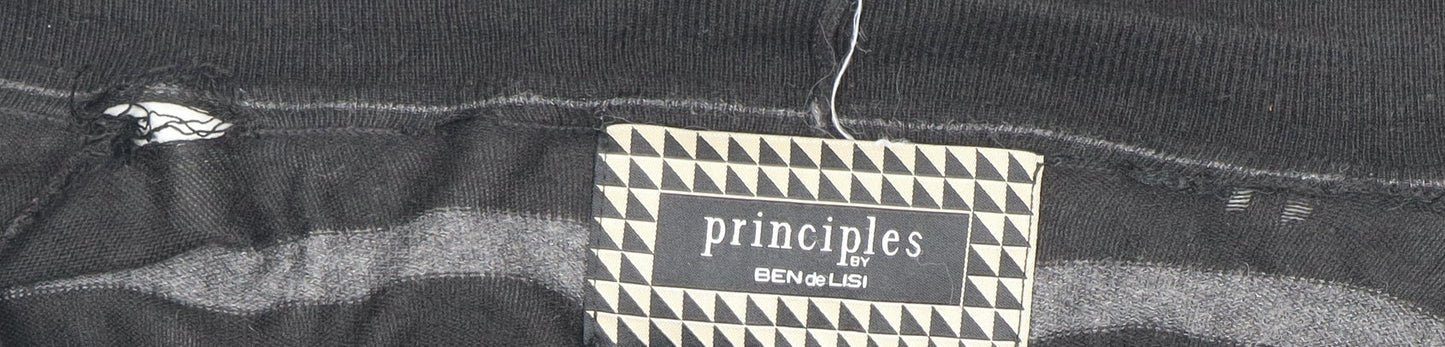 Womens UK Size 8 Principles by Ben de Lisi Black Cardigan Jumper