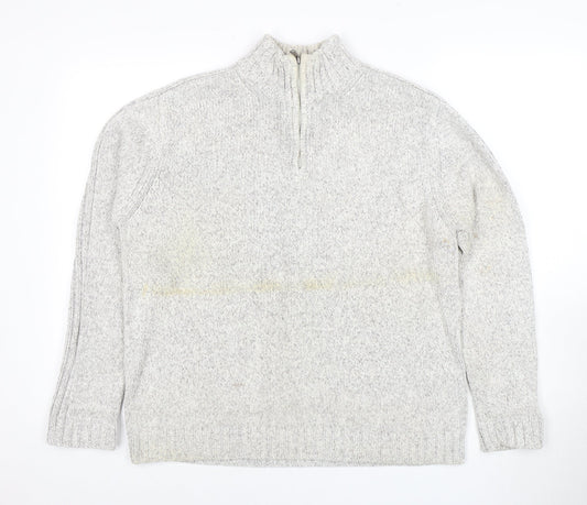 Marks and Spencer Men's Grey Pullover Jumper M