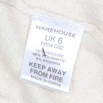 Womens UK Size 6 Warehouse Multicoloured Cardigan Jumper