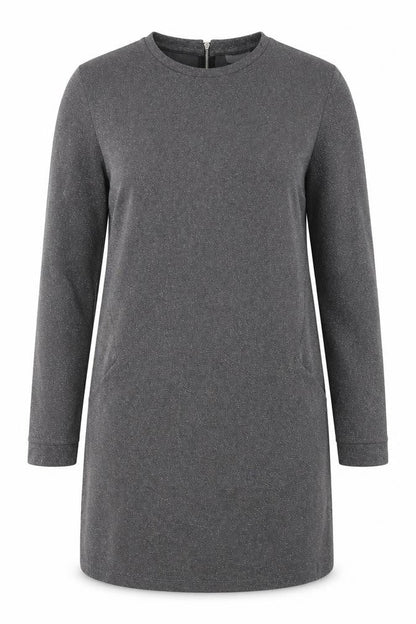 Oliver Bonas Women's Grey Shift Dress Size 14