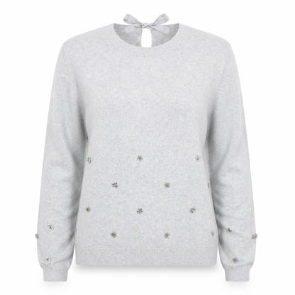 Womens UK Size 14 Oasis Grey Pullover Jumper