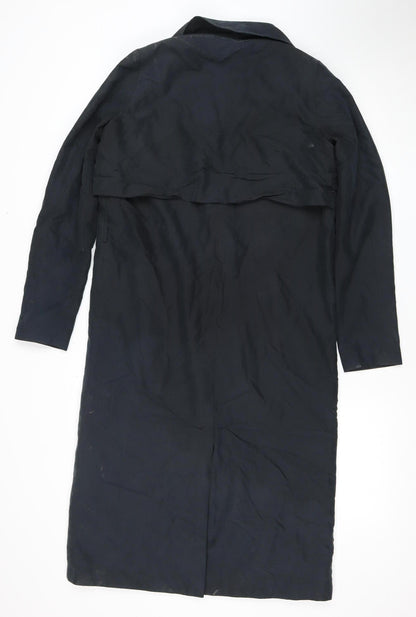 Monki Women's Black XS Long Coat