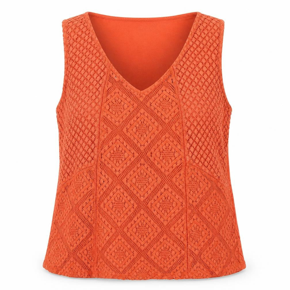 Womens UK Size 10 NEXT Orange  Tank