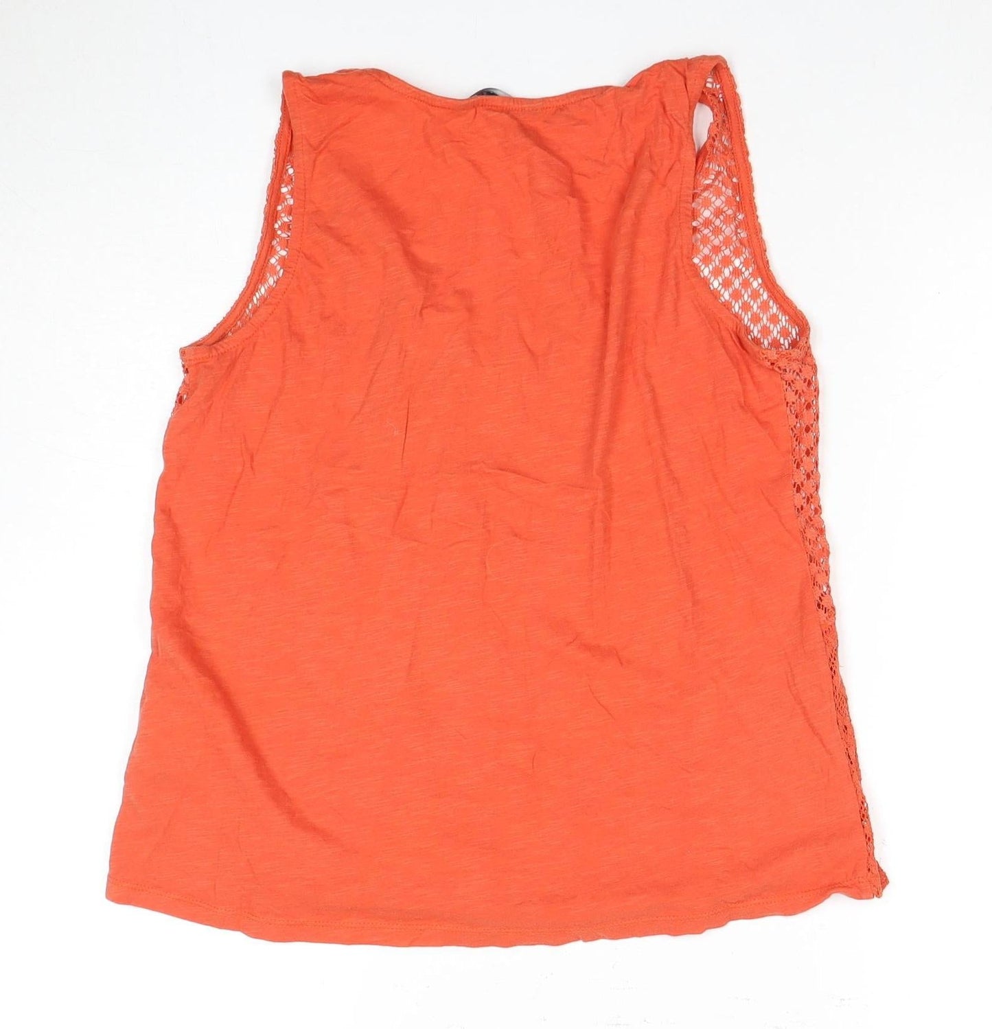 Womens UK Size 10 NEXT Orange  Tank