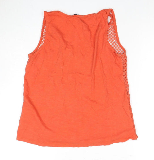 Womens UK Size 10 NEXT Orange  Tank