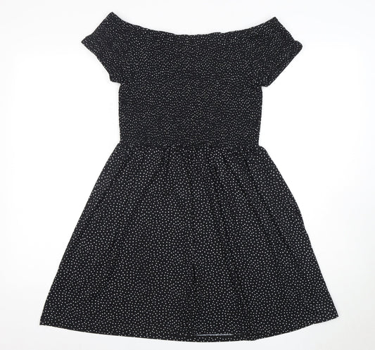 BRAVE SOUL Women's Black Off Shoulder Dress, Size 2