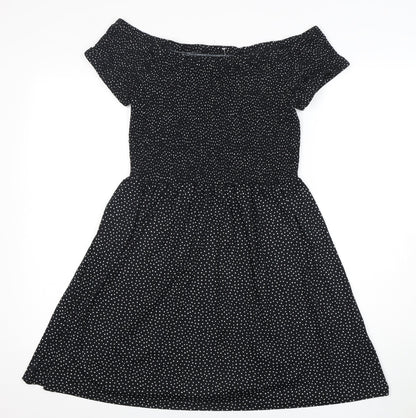 BRAVE SOUL Women's Black Off Shoulder Dress, Size 2