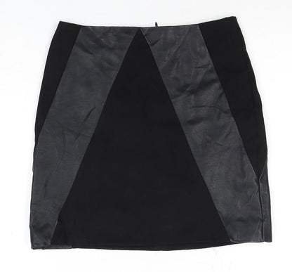Oasis Women's Black Knee Length Pencil Skirt - Size 14