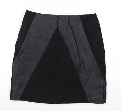 Oasis Women's Black Knee Length Pencil Skirt - Size 14