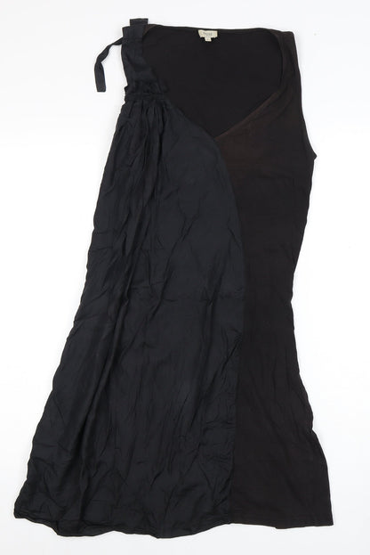 Hoss Intropia Women's Black S Sleeveless V-Neck Dress