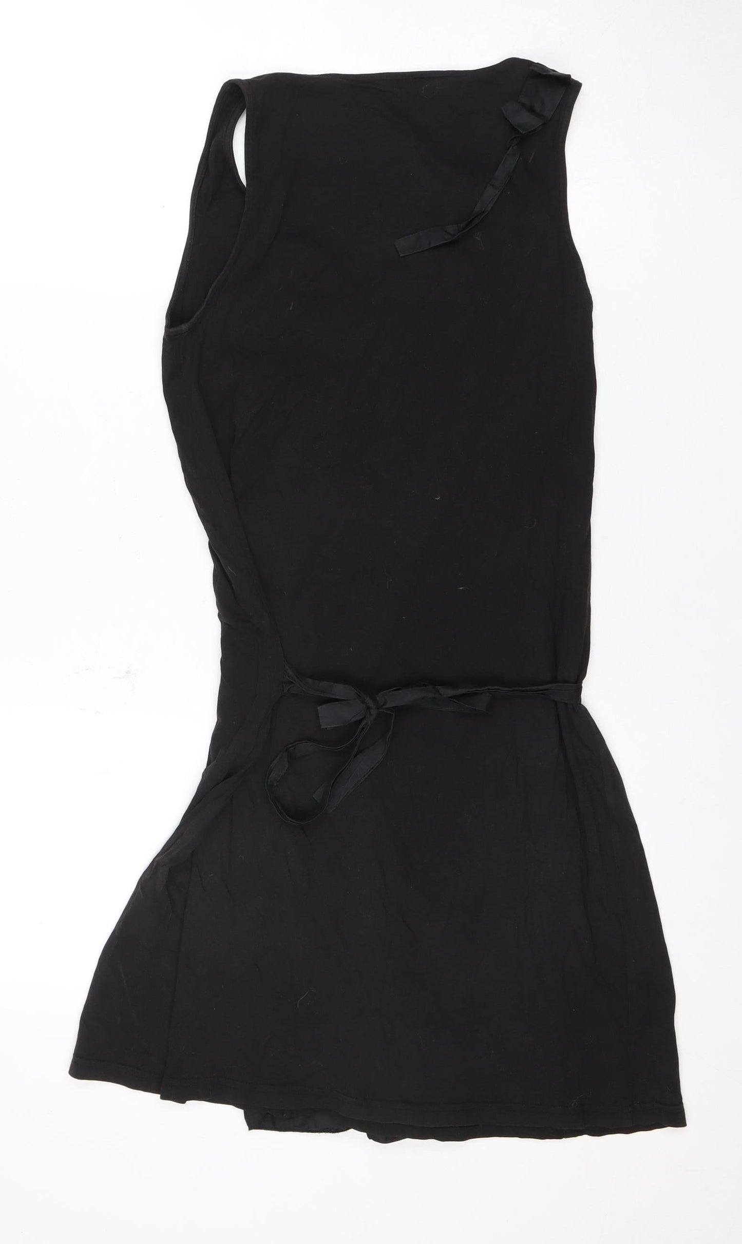 Hoss Intropia Women's Black S Sleeveless V-Neck Dress