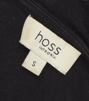 Hoss Intropia Women's Black S Sleeveless V-Neck Dress