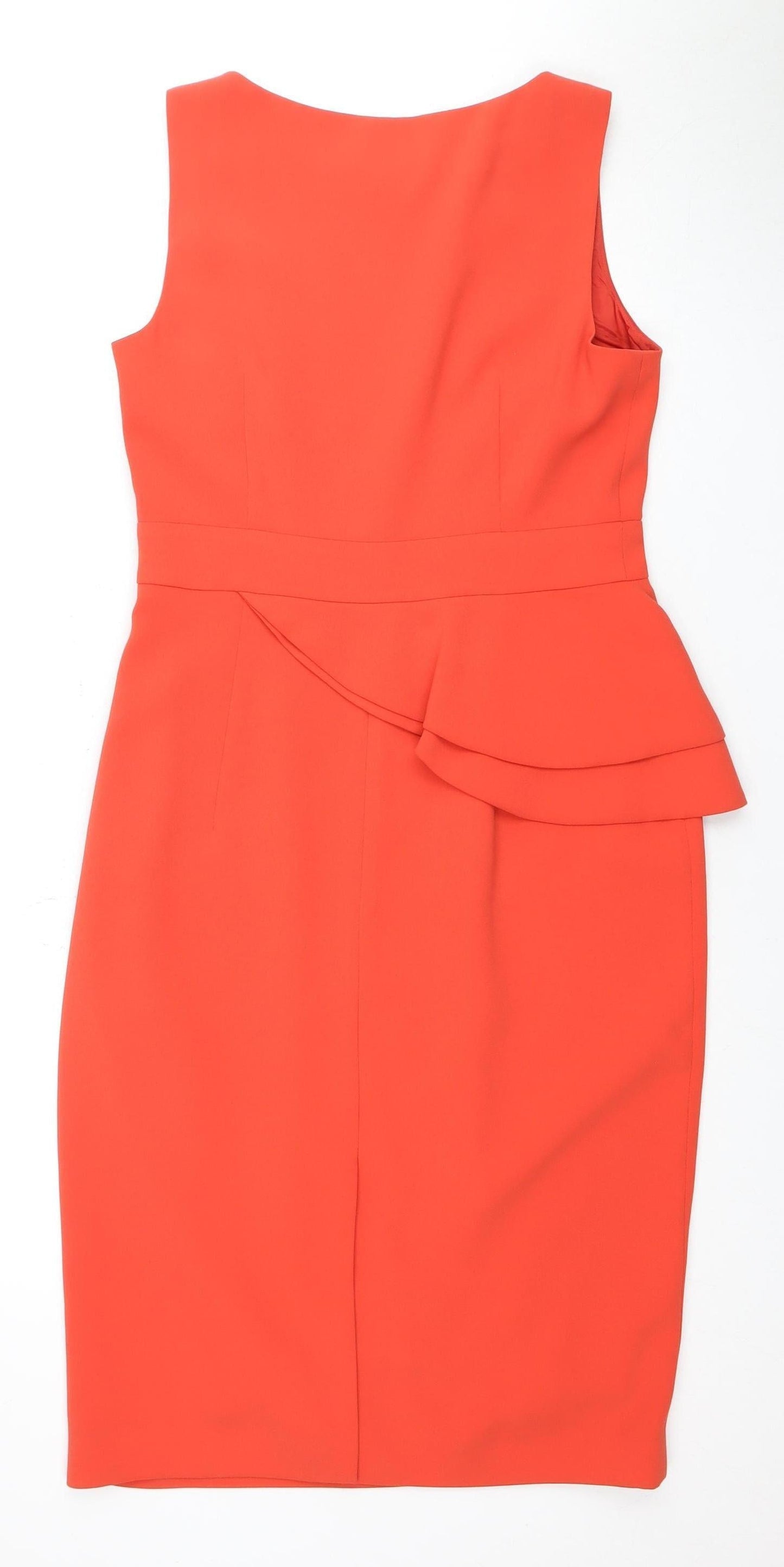 Hobbs Women's Red Sheath Dress - Size 10