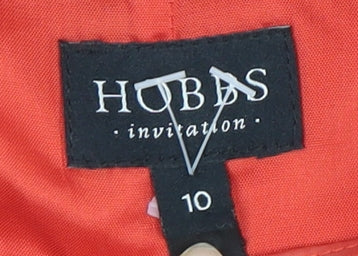 Hobbs Women's Red Sheath Dress - Size 10