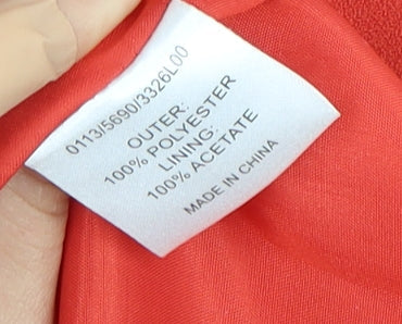 Hobbs Women's Red Sheath Dress - Size 10