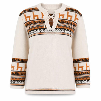 Womens UK Size 12 C&A Beige Pullover Jumper