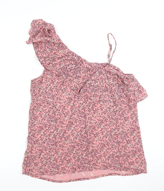 Womens UK Size S Hollister Pink Camisole Blouse