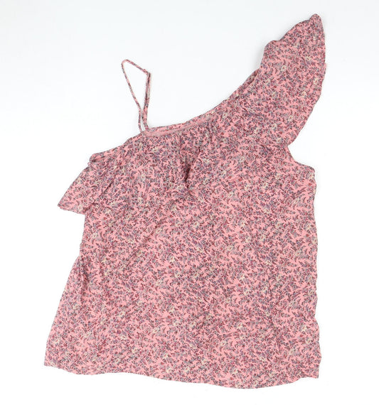 Womens UK Size S Hollister Pink Camisole Blouse