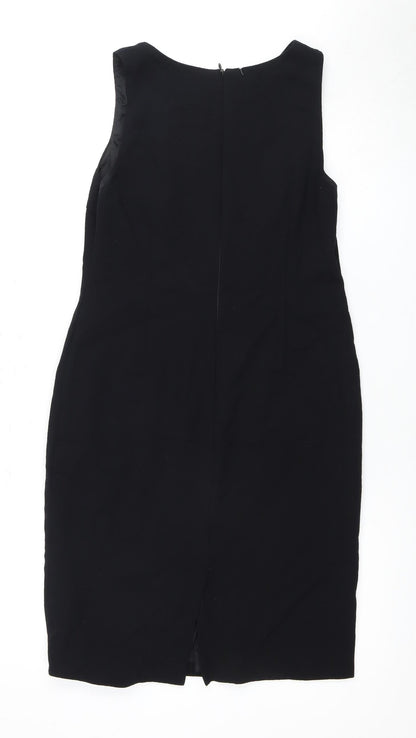 Precis Women's Black Sheath Dress Size 12 - Elegant Formal Wear