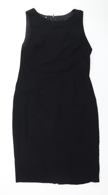 Precis Women's Black Sheath Dress Size 12 - Elegant Formal Wear