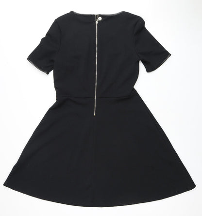Yumi Women's Black A-Line Dress Size 12