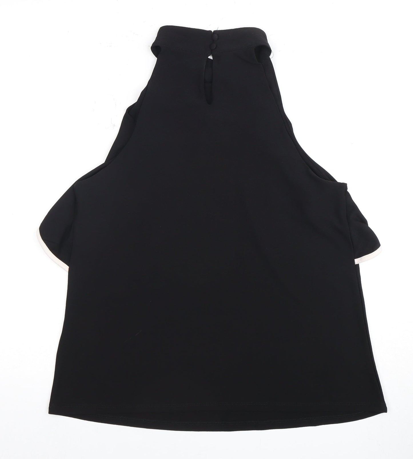 New Look Women's Black Halter Top Size 12