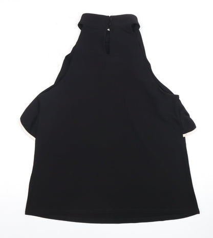 New Look Women's Black Halter Top Size 12