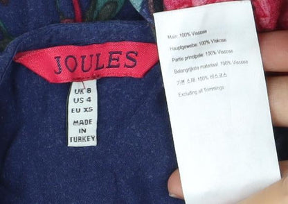 Womens UK Size XS Joules Multicoloured Basic Blouse