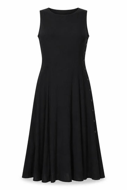 Liz Claiborne Black Sleeveless Women's Dress S