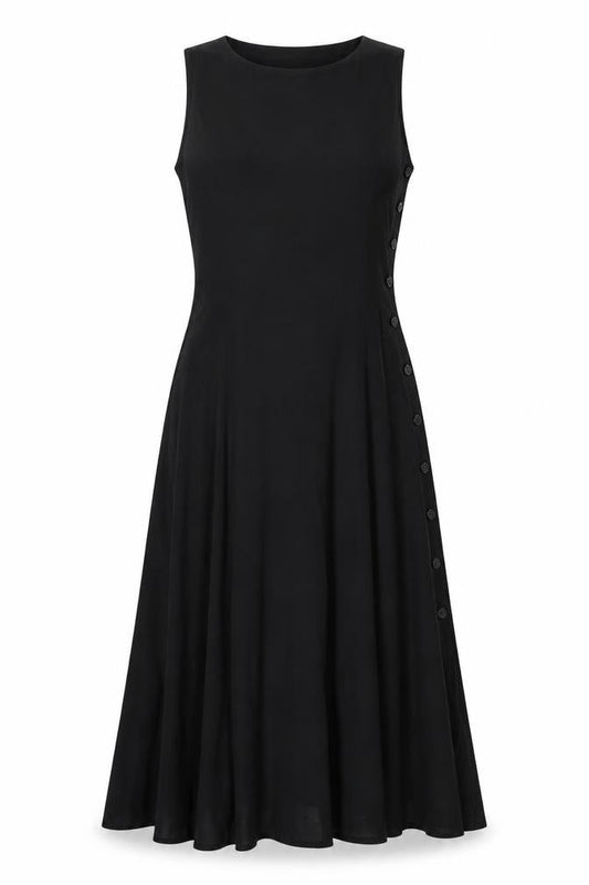 Liz Claiborne Black Sleeveless Women's Dress S
