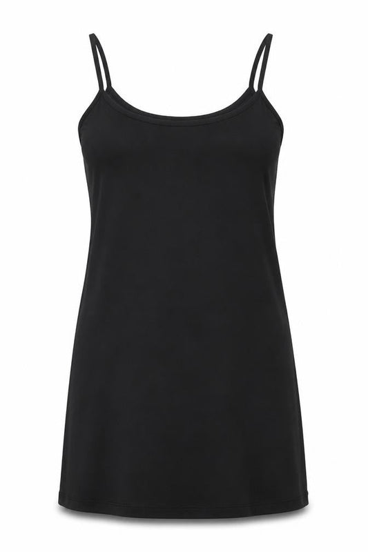 Front view of French Connection Women's Black Slip Dress M