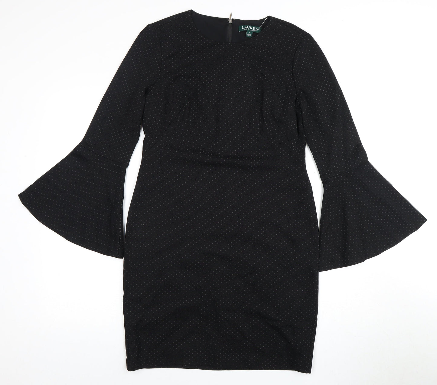 Ralph Lauren Women's Black Sheath Dress, Size 4